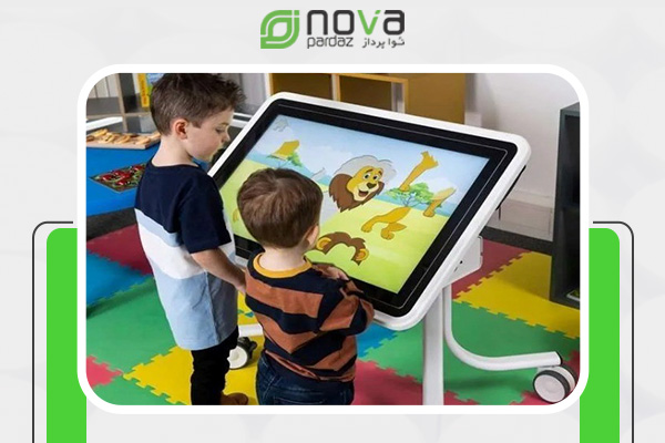 کاربردهای مختلف از میز لمسی کودک